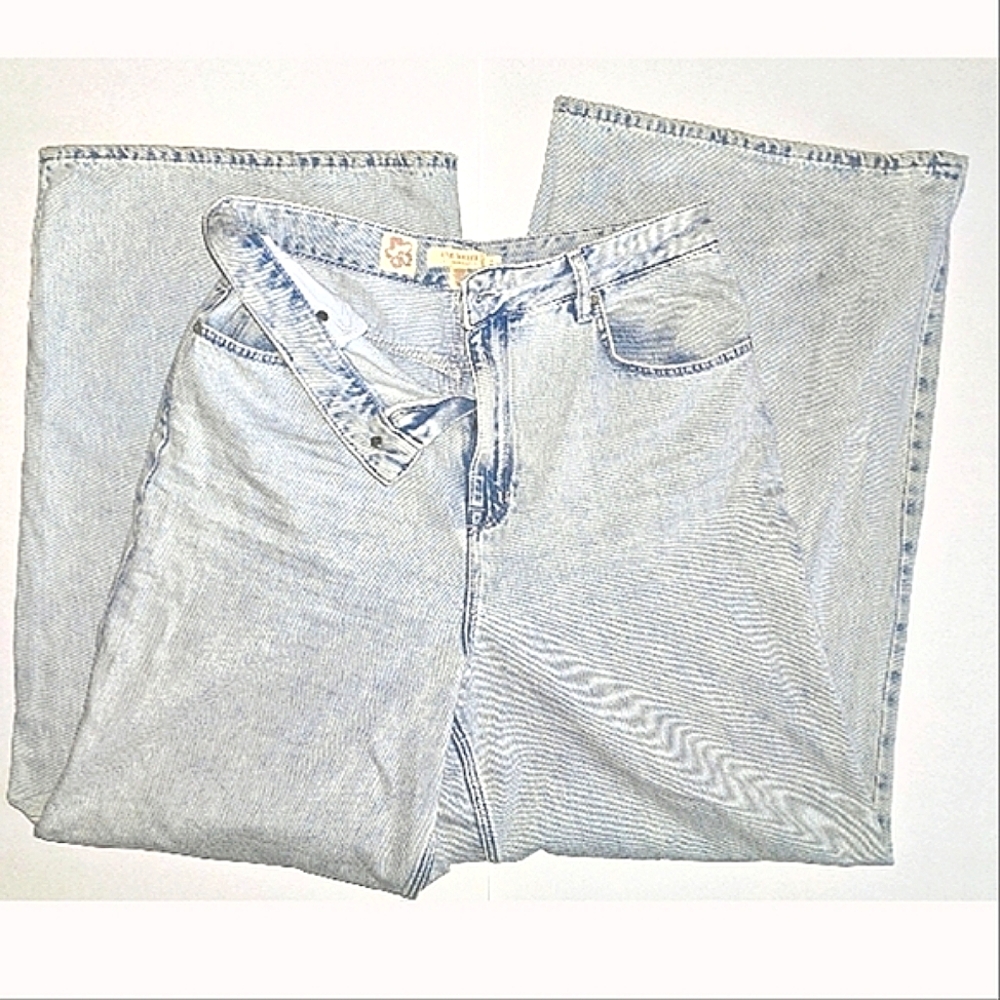 Ted Baker London Light Blue Flare & Wide Leg Jeans